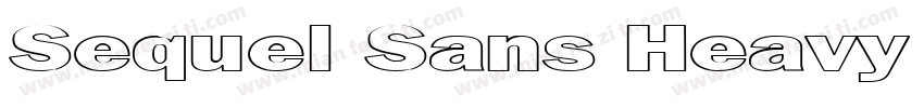 Sequel Sans Heavy He字体转换